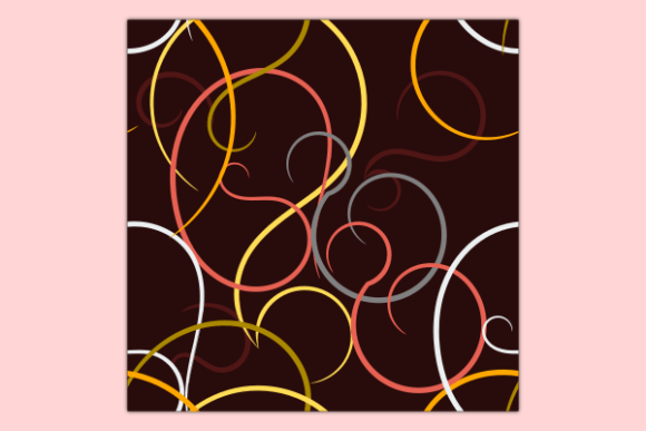 Abstract Bright Swirls Dark Pattern Graphics Review