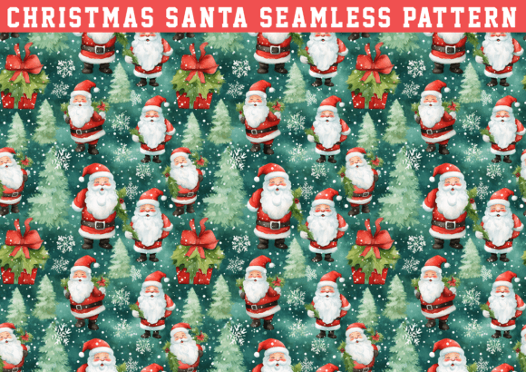 Chrismas Santa Seamless Pattern: A Designer's Review