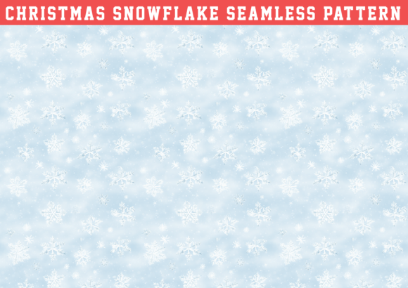 Christmas Snowflake Seamless Pattern Graphics Review