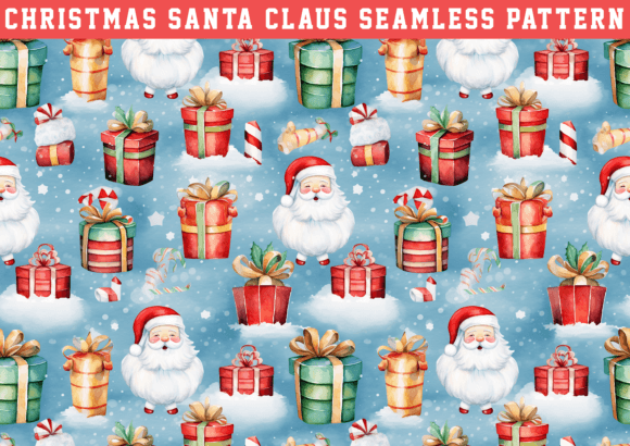 Cute Santa Claus Pattern: Graphics & Patterns for Handmade Joy