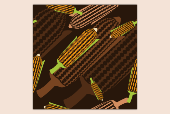 Dark Thanksgiving Corns Graphics Pattern Review