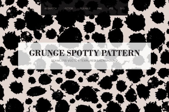 Grunge Spots Dots Seamless Pattern for Graphics & Patterns
