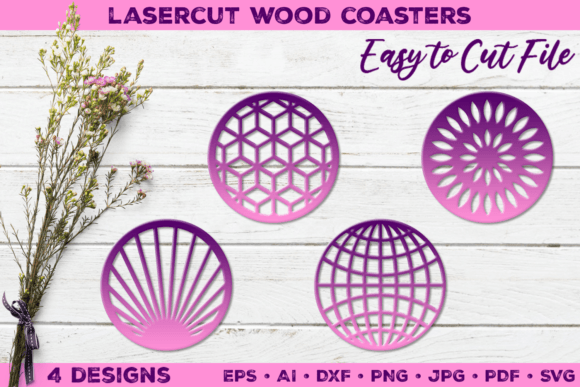 Lasercut Coasters: A Crafts Graphics Review for Branding