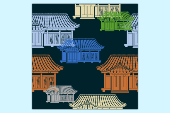 Traditional Japanese House Dark Pattern