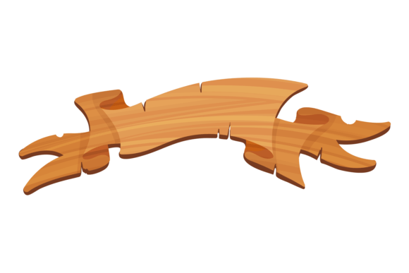Wooden Ribbon Banner Template. Decorativ – Practical Designer Review