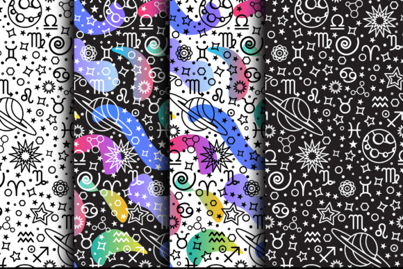 Zodiac Seamless Pattern: Graphics & Patterns Review